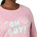 Amazon Essentials Disney | Marvel | Star Wars | Princess Women's Fleece Crew Sweatshirts (Pink, XXL)