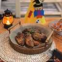 100 PCs Disposable Air Fryer Parchment Paper Liners, Disposable, Non-Stick, Oil-Proof, Water-Proof, Unbleached Baking Paper, Food Grade, Easy cleanup, Mess-Free, for All Roasting Baking (20 cm Square)