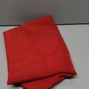 Rectangle Tablecloth Waterproof 52x70 inch Linen Textured Table Cloth Stain and Wrinkle Resistant Washable, Decorative Fabric Table Cover for Dining, Party and Camping, Red