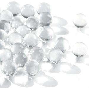 FUTUREPLUSX 5LB Glass Marbles, 0.63Inch Clear Marbles Bulk for Vase Fillers, Home Decor