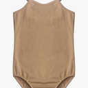 EQSJIU Girls Ballet Leotard Nude Camisole Seamless Dance Undergarment with Adjustable Straps Gymnastics Leotards 2-12 Years