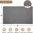 Under Grill Mat for Outdoor Grill, 65 x 36 inches Heavy Duty Under Grill Pad, Oil-Proof Waterproof BBQ Floor Protector for Lawn, Deck and Patio