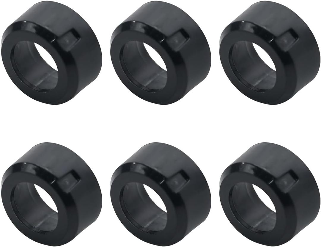6 Pcs 926-028 Fuel Injector Sleeves Cups Seals Replacement for Ford Explorer Mustang Ranger, F77Z-9G512-AA 1F82-13-250 Adapter Kit Replacement for Mercury Mountaineer V6 4.0L Engine