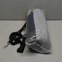 JOEJOY Elevated Dog Car Seat for Small/Medium Dogs up to 35 lbs, Memory Foam Booster Seat with Detachable Washable Cover, Travel-Safe Car Bed with Safety Belts & Storage Pockets, Grey