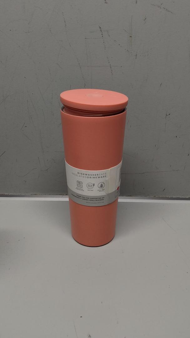 Simple Modern Insulated Tumbler with Lid and Straw | Iced Coffee Cup Reusable Stainless Steel Water Bottle Travel Mug | Gifts for Women Men Her Him | Classic Collection | 24oz | Color Terracotta