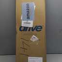 Drive Medical RTL10365-ADJ Adjustable Lightweight Folding Cane with Seat, Black