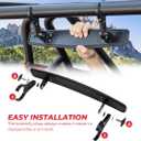 KEMIMOTO UTV Rearview Mirror, 15" UTV Race Convex Center Mirror with 3/4 1.75" or 2" Clamps Compatible with Polaris RZR PRO XP R, CFMOTO ZFORCE, Pioneer,Can-Am Commander Maverick, 1000R 1000X