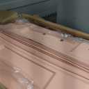 4 Piece Luggage Set PP Hardshell, Expandable Suitcase Set (20/24/28) with 14" Cosmetic Case, Lightweight Spinner Wheels with TSA Lock, Detachable Wheels for Nesting Storage (Pink)