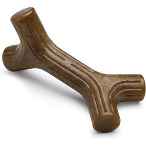 Benebone Bacon Stick Real Wood Durable Dog Chew Toy, Made in USA, Small