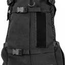 K9 Sport Sack Air 2 - Medium, Jet Black - Ideal for Dogs with 17-19 Back Length - Durable, Breathable Backpack-Style Carrier - Perfect for Walks, Short Hikes & Public Transportation