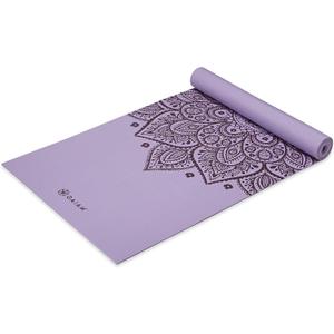 Gaiam Yoga Mat - Premium 5mm Print Thick Non Slip Exercise & Fitness Mat for All Types of Yoga, Pilates & Floor Workouts (68" x 24" x 5mm)