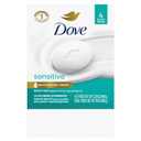 Dove Beauty Bar Soap Sensitive, 4 Bars for Sensitive Skin, Fragrance Free and Hypoallergenic 3.75 oz
