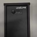 Uniclife Key Drop Box for Outside, Metal Donation Box Collection Box with Combination Lock, Safe Suggestion Box, Wall Mounted Mailbox with Top Slot, Steel Cash Drop Box for Home Office and Business (Black)