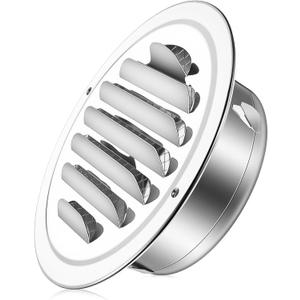 Garage Door Vent Kit 4 Inch Metal Dryer Vent Cover Louver Air Vents