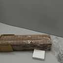 UNISHADES Cordless Bamboo Roman Shades for Windows, Blinds Size (33" W 64" H) Colour (Highfield Teak)