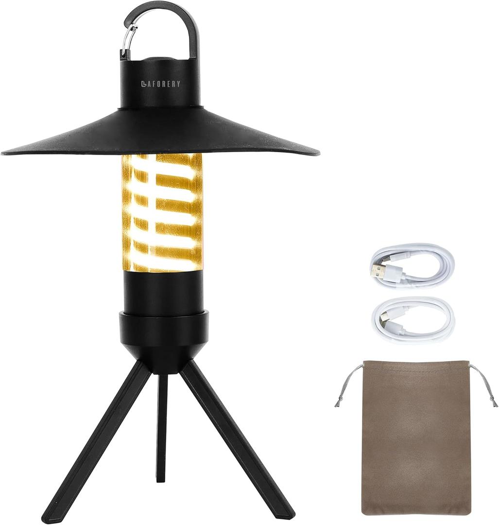 Kids-Friendly Camping Lantern  Portable 2000mAh Rechargeable LED Light with 3 Adjustable Brightness Levels, Durable & IP54 Waterproof, Multi-Functional Lamp for Indoor & Outdoor Use