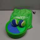 PlayZap Toss and Catch Ball Set Upgraded - Kids Baseball Toys Sturdy PVC for Family Games - Water-Resistant Great for Beach Pool Yard Outdoor - Gift for 3 4 5 6 7 8 9 10 11 12+ Years Old Boys Girls (Green)