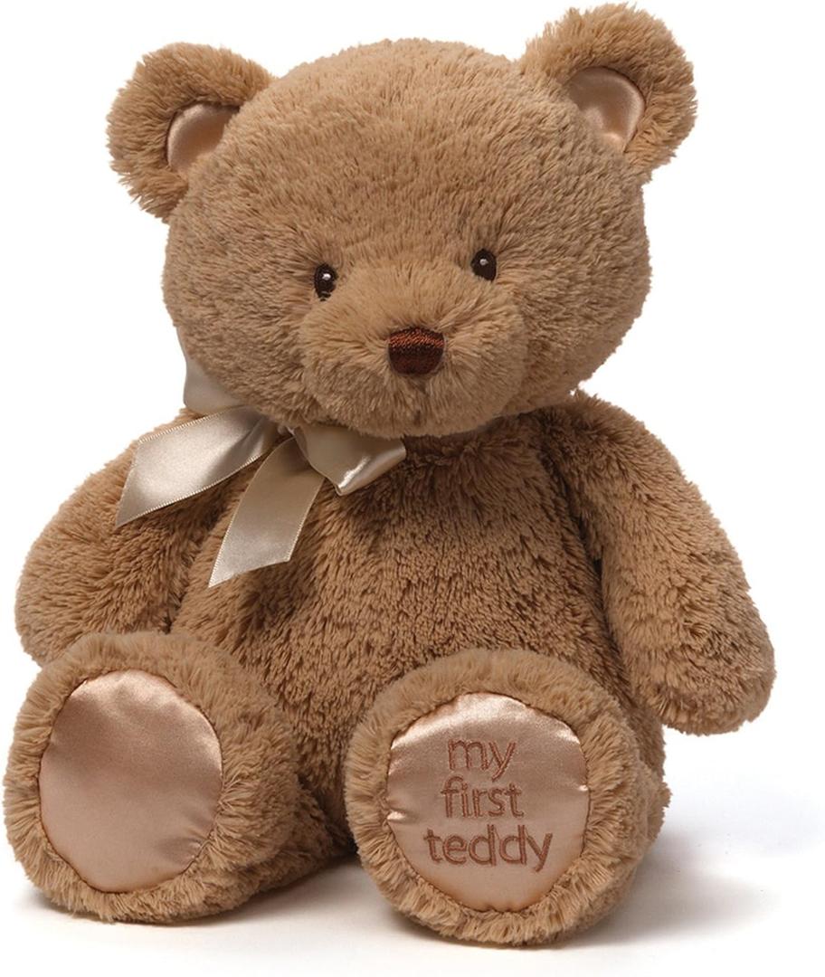 GUND Baby My First Teddy Bear, Ultra Soft Animal Plush Toy for Babies and Newborns, Light Brown/Tan, 15