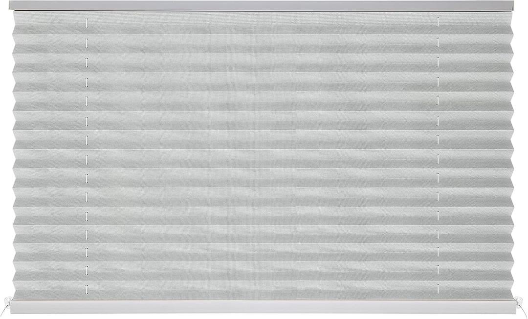 NOVINO Camper Blinds 38" W x 24" L, RV Blinds Shades for Camper Windows, RV Window Shades for Travel Trailers Motorhome, Gray
