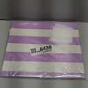 Boao 4 Pack Circus Awning Decoration 3D Stripe Cardboard Awning Carnival Wall Decor Circus Party Favors for Lemonade Stand Bakery Ice Cream Truck Bulletin Board Decor(Purple and White)