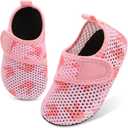 BARERUN Baby Girls Boys Water Shoes Swim Barefoot Water Sport Aqua Socks for Beach Pool Swim Sand (6-12 Months Infant, Rabbit)