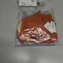 Amazon Essentials Women's Light-Support Tie Halter Bikini Swimsuit Top (Large, Terracotta)