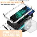 JGY Samsung S23 Plus Rugged Metal Case with Screen Protector Kickstand Camera Slide Cover for Samsung S23 Plus Full Body Military Sturdy Heavy Duty Shockproof Dorp Test Cover for Outdoor (Silver)