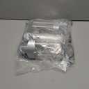 Better Living Aviva Shower Dispenser 3 Chamber, Wall Mount Shower Soap Dispenser for Bathroom Hotel Body Wash, Built-in Hooks, No Drill, Waterproof Shampoo Soap Dispenser, 3 x 11 oz, Satin Silver