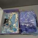 Princess Costume for Girls, RGB Light Up Toddler Dress up ＆ Syncs Music App Control with Accessories for 3-9 Girls