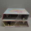 SUNEE 3 Ring Binder 3 Inch 4 Pack, 3" Large Clear View Binders Three Ring PVC-Free (Fit 8.5x11 Inches) for School or Office Supplies, Assorted Pastel