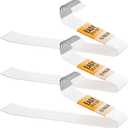 MOPALL Pants Hangers 30 Pack, Non Slip Durable Open Ended Metal Clothes Hangers, Rubber Coated Trouser Hanger Space Saving Convenient for Pants, Jeans, Scarfs and Towels