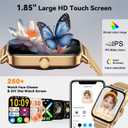 Smart Watch for Women Android/iPhone: Fitness Tracker Smart Watches Rose Gold IP68 Waterproof Bluetooth Calls Answer&Make 1.85" Smartwatch Activity Pedometer Heart Rate SpO2 Monitor 120+ Sports Model