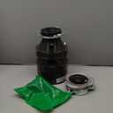 InSinkErator Badger 5 Garbage Disposal, Standard Series 1/2 HP Continuous Feed Food Waste Disposer, Black, Set of 1