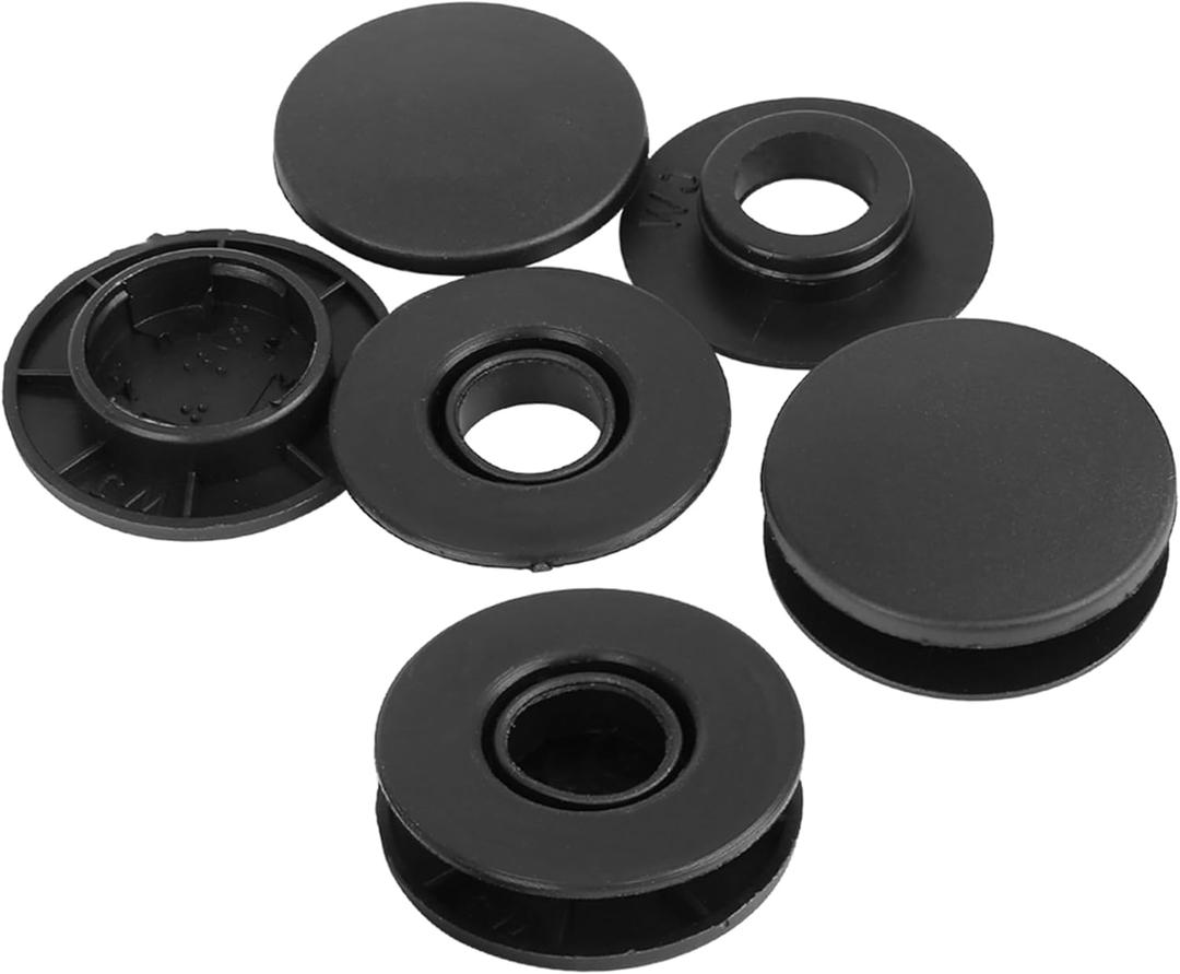 4 Set Car Floor Mat Fixation Clips Anti-Slip Buckle Fastener Holder Compatible for Mercedes GLK SLK ml RS 350 600, Durable Plastic Black