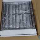 Double Rods Clothes Rack Clothing Rack with 4 Tier Storage Shelves Clothes Rack for Hanging Clothes Multifunctional Heavy Duty Clothes Organizer with Hooks for Bedroom,Wardrobe Closet,Shop,Brown