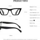 OCCI CHIARI Wide Reading Glasses Women Cat Eye Readers with Spring Hinge