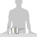 Winco Heavy-Duty Stainless Steel Sauce Pan with Cover, 4.5 Quart