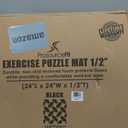 bemaxx Gym Mats Set - 18 pcs EVA Interlocking Foam Floor Tiles (12.6"x12.6"x0.4") 18sqft Protective Gym Flooring Sports Home Workout Exercise Mats Puzzle Garage Fitness Play-Room Garage Pool Treadmill