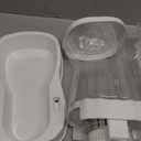 Gardner Pet Automatic Gravity Water Dispenser for Dogs, 1.0Gallon 100% BPA-Free Dog Water Bowl Dispenser, Pet Water Fountain Dispenser with Sponge Filter for Small&Medium Dogs, Cats, Puppies(White)