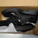 ZUAUOOT Men's Dress Shoes Patent Leather Casual Lace Up Business Formal Wingtip Shoes Black 39