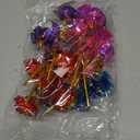 20PCS Small Artificial Colorful Rose Flowers Galaxy Rose Crystal Flower Gifts for Wedding, Mother' s Day Memorable Days Birthday Valentine's Day, Color C