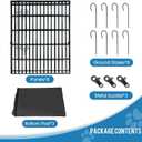 Pet Playpen Dog Pen Foldable Dog Exercise Fence 8 Panels 30 Inch Kennels Pet Playpen Options Ideal for Pet Medium Animals Outdoor Indoor (Playpen with Bottom Pad)