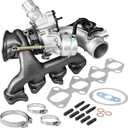 1.4 L Turbocharger with Gaskets Repair kits Compatible with 2011-2015 Chevy Chevrolet Cruze 2012-2020 Sonic 2013-2021 Trax 2013-2021 Buick Encore Replace# 667-203 55565353 GT1446 Turbo Charger
