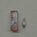 Satco S3162 120V 50-Watt T4 E11 Base Light Bulb, Clear, Pack Of 2