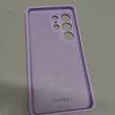 Varikke for Samsung Galaxy S25 Ultra Case, Liquid Silicone Upgrade [Camera Protection] [Anti-Scratch Microfiber Lining] Slim Soft Touch Gel Rubber Shockproof Phone Case 6.9", Lilac Purple