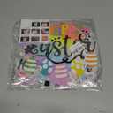 2 x 6 Sheets Easter Iron on Patches Decals Easter Eggs Bunny Designs Heat Transfer Stickers Happy Easter Vinyl Stickers Cartoon Cute Rabbit Iron on Appliques for Clothing T-Shirt Clothes DIY Decorations