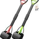 33" Pooper Scooper 2 Pack, XL Tall Handle No Touch Dog Pooper Scooper for Large Small Dogs, Durable Spring & Lightweight, Large Pooper Scooper for Dogs Heavy Duty, Portable Dog Poop Pick Up Tool