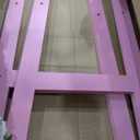 Homykic Pink Ladder Shelf, 4-Tier Bamboo Bookshelf & Bookcase Organizer