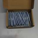 50PCS Galvanized Double Head Pointed Tail Furniture self-Tapping Screw with Two Pointed Teeth Bolts (M7*70-50pcs, Silver)