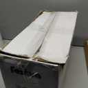 Festiva 350Pcs Clear Plastic Plates with Gold rim - Clear Gold Disposable Dinnerware for 50 Guests includeSquare Plastic Plates/Cups/Cutlery/Napkins Perfect for Birthday Party&Wedding